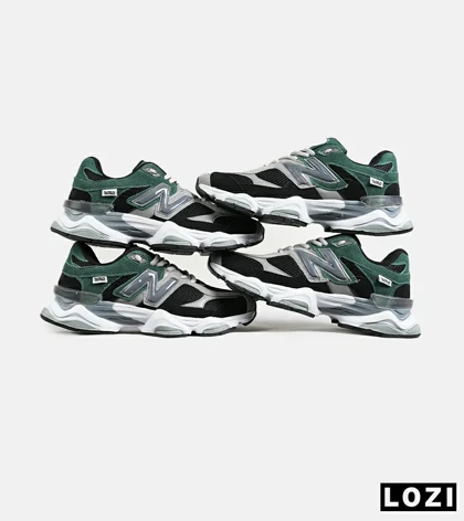 کفش کتانی مردانه و زنانه سبز طوسی NEW BALANCE 9060