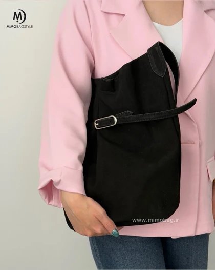 کیف دخترانه آناگل با پارچه چرم طبیعی