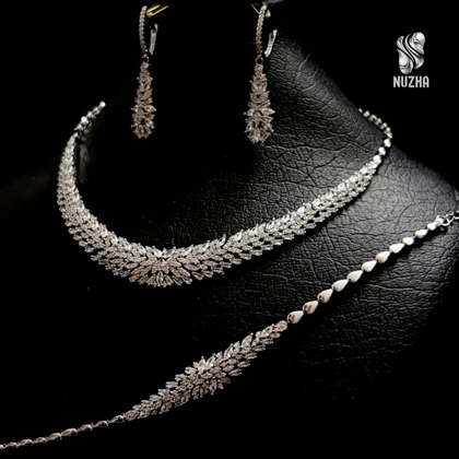 سرویس جواهری نقره زنانه کدsnz1031