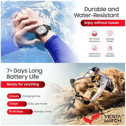 ساعت مچی هوشمند سوئیس میلیتاری SWISS MILITARY مدل SM-WCH-DOM6-BLKF-GUNMS