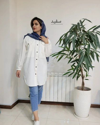 مانتو بلند سپیده ( دارای ایراد جزئی )