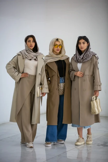 بارانی پارکا بلند ژیله پیلی