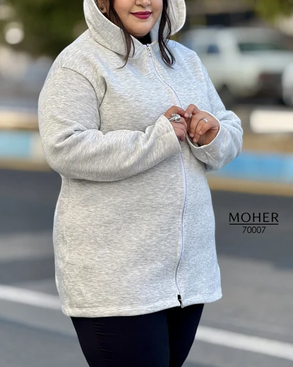 هودی داخل کرک سایز بزرگ ابری