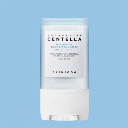 ضد آفتاب استیکی سنتلا آبرسان و تسکین دهنده هیالو سیکا اسکین 1004 SKIN1004 Hyalu Cica Silky Fit Sun Stick 20g