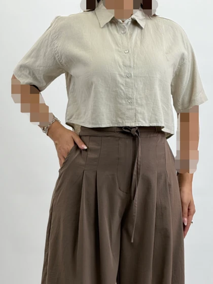 شومیز کراپ Zara 0108