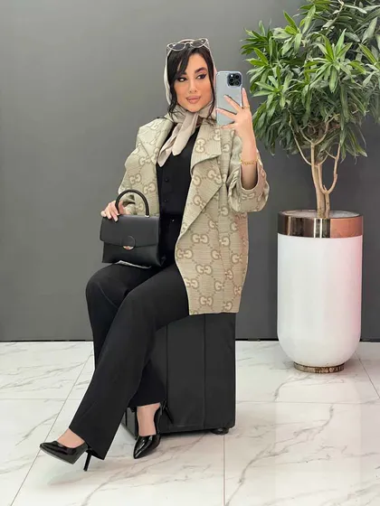 مانتو کتی طرح GUCCI