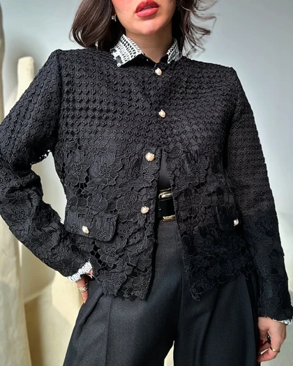 کت شاین‌دار گیپوری