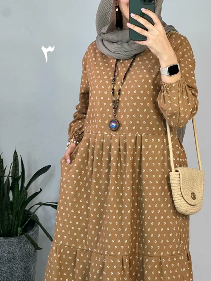 پیراهن مانتویی نرمینه 2