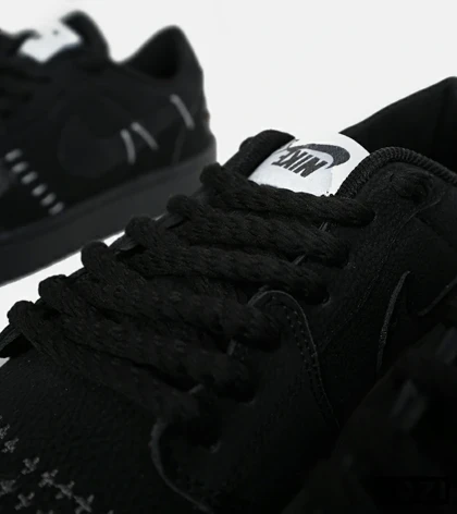 کفش کتانی مردانه و زنانه مشکی نایک NIKE jordan Vodoo مدل 6634