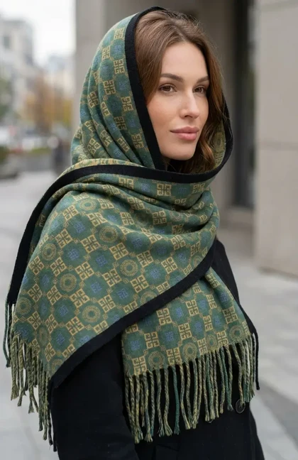 خرید شال بافت ریز ورساچه - انتخابی گرم، سبک و ضدحساسیت