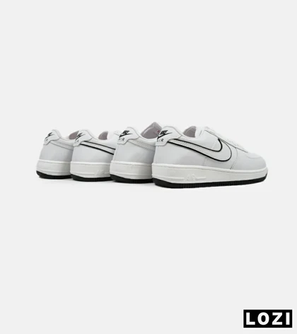 کفش مردانه و زنانه سفید مشکی NIKE AIR FORCE