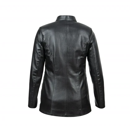 پالتو زنانه چرم کروکو مدل wg1001