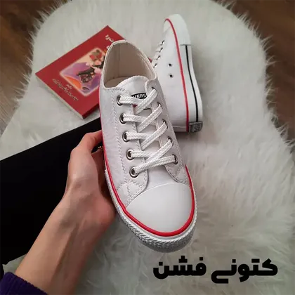 آل استار ساق کوتاه سفید ردلاین