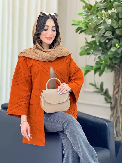 مانتو برش‌دار بغل چاک