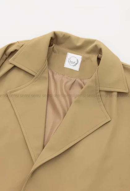 بارانی سانتانا آستر دار آستین بزرگ کد1004872