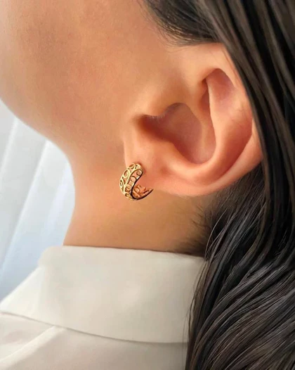 گوشواره حلقه‌ای چیچک ژوپینگ