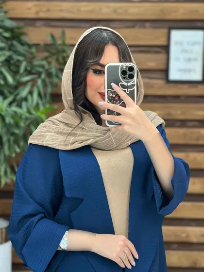 مانتو حصیری برش مثلثی