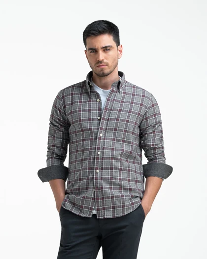 پیراهن مردانه پشمی کد 1859