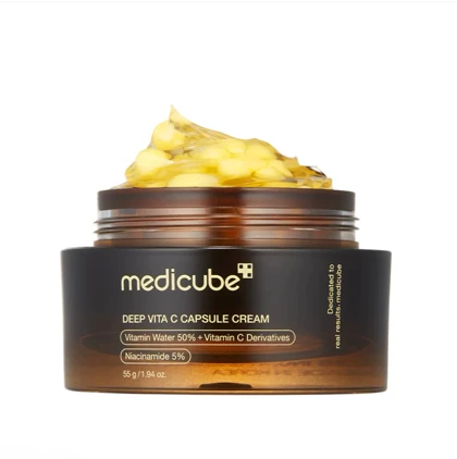 کرم کپسولی ویتامین C مدی کیوب Medicube Deep Vita C Capsule Cream