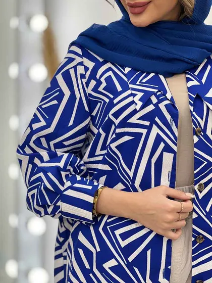 شومیز طرح دار کاملیا
