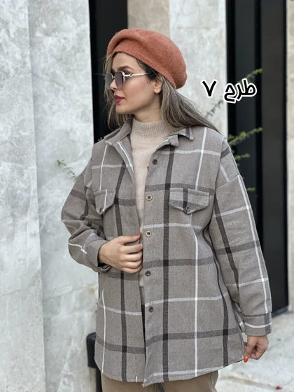 شکت پشمی پاییزه ( بدون جیب )