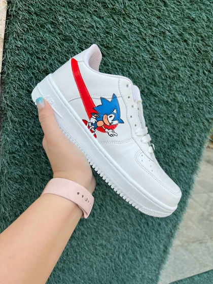 کفش اسپرت با طرح نایک سونیک sonic ایرفورس nike air force کد 66490