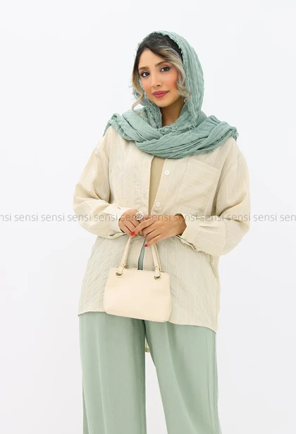 شومیز راه راه ابریشم