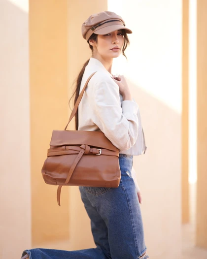 کیف چرم کمربندی 50126