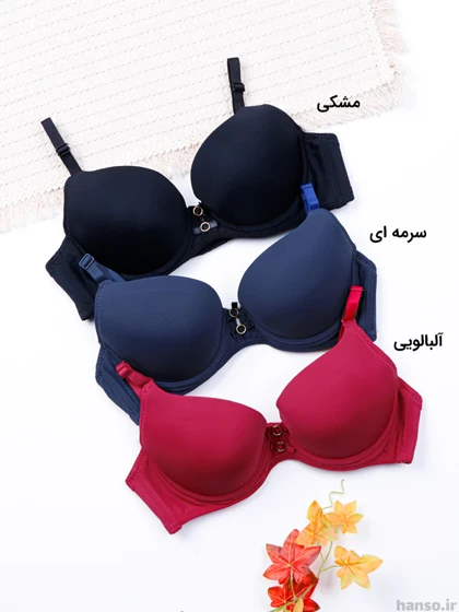 سوتین اسفنجی کاپ‌دار فنردار کد 704