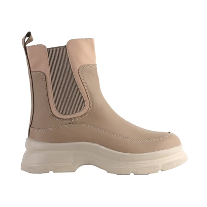 نیم بوت دوبرکش مدل کاون_کرم کد 8810