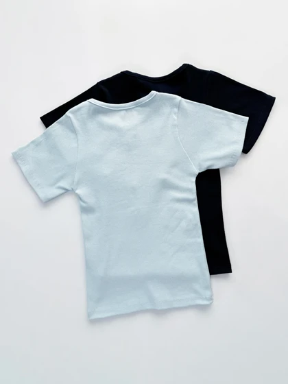 کراپ تاپ کبریتی آستین نصفه یقه گرد نیم زیپ