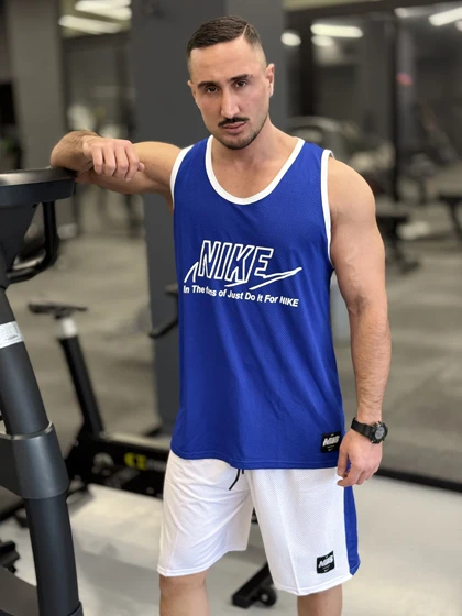 ست بسکتبالی نایک (Nike Just Do It) پارچه فلامنت طرح آجری (8 رنگ)