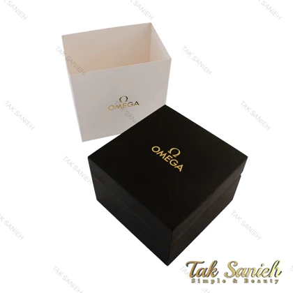 ساعت زنانه امگا کانسلیشن سیلور صفحه صورتی ایندکس نگین Omega-5412-L