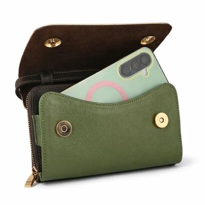 کیف دوشی زنانه چرم یلسان مدل روناک کد 210-MC