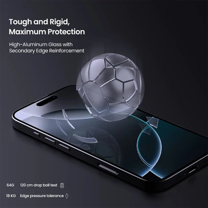 گلس شفاف آیفون 16 پرومکس نیلکین Amazing H+ Pro