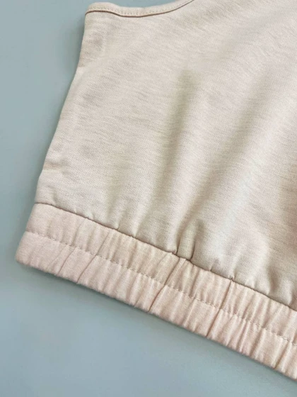 ست نیم‌تنه و شلوارک اسپورت کد 3682