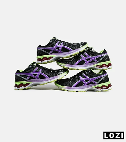 کفش کتانی زنانه مشکی بنفش ASICS KAYANO 20