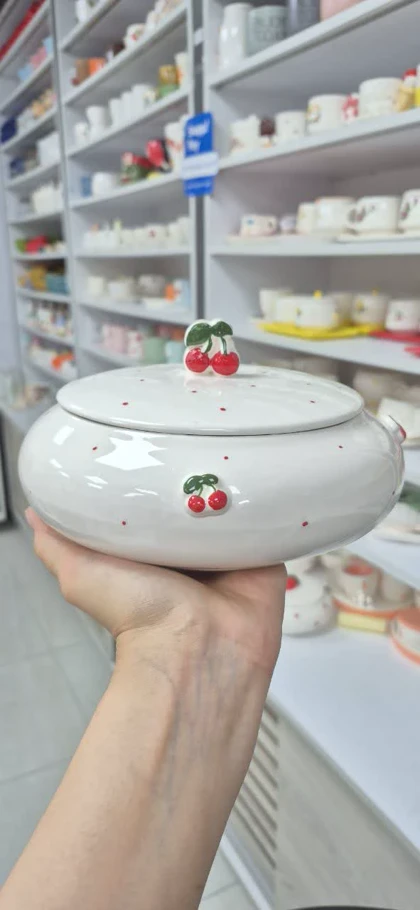 شکلات خوری سرامیک برجسته گیلاس