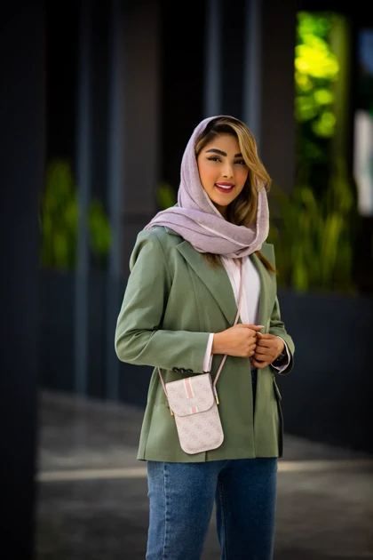 مانتو مازراتی ملانژ دکوب چاک‌دار