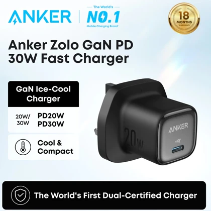 شارژر دیواری 30 وات انکر Anker مدل A2698 درگاه تایپ سی