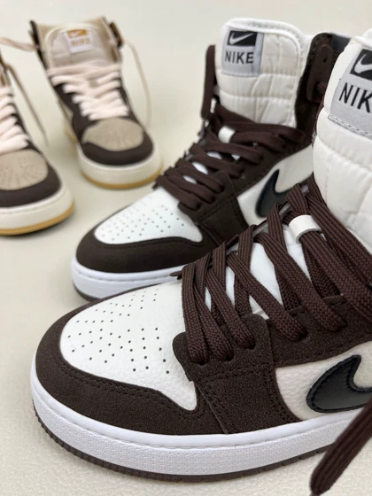 کتانی ساق‌دار زنانه نایک جردن 1 | کتانی ساق‌دار زنانه نایک جردن 1 nike jordan1 کد 912 کد 265
