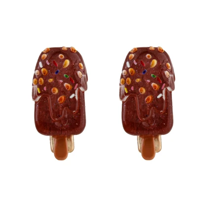 گیره مو دخترانه بستنی شکلاتی