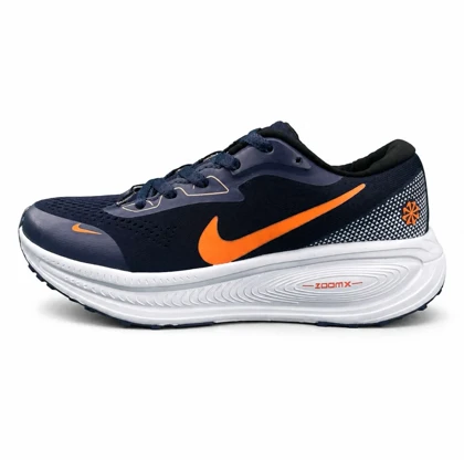 کفش کتانی مردانه مدل رانینگ نایکی زوم ایکس سرمه ای نارنجی NIKE ZOOM X
