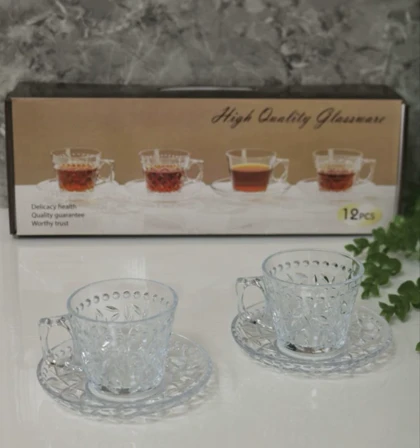 ست فنجان و نعلبکی چای خوری طرحدار