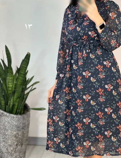 پیراهن حریر میدی41