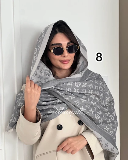 شال کشمیر دو رو ال وی وارداتی
