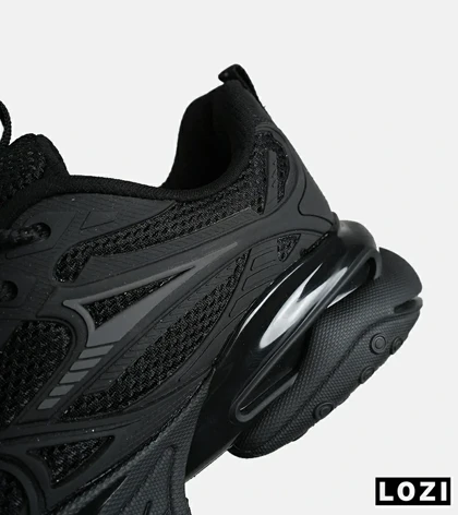 کفش کتانی مردانه و زنانه مشکی BALENCIAGA runner sneaker مدل 7891