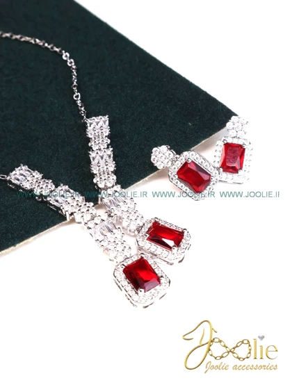 نیم ست جواهری زنانه کد S5110