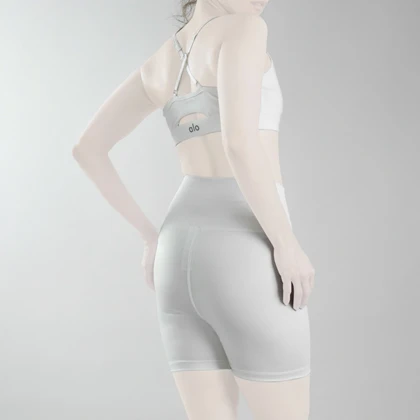 ست نیم‌تنه و کشاله بند ورزشی زنانه الو مدل 4B0153 سفید