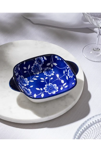 بشقاب سرو Bone China Madame Coco مدل Reve Bleu Vista - آبی